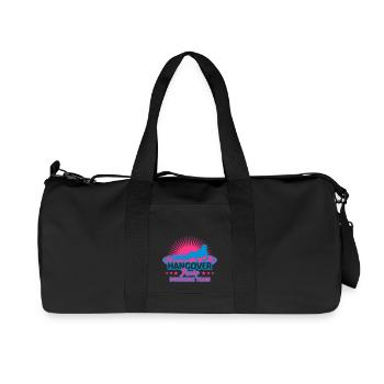 hangover party drinking team - Recycelte Canvas-Sporttasche von Stanley/Stella - Schwarz - Vorne
