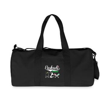 euskadi sports team 06 - Sac de sport en toile recyclée Stanley/Stella - noir - Devant