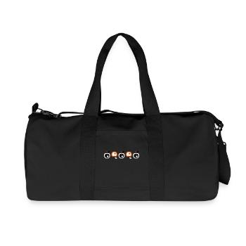 Apple - Recycled Canvas Sports Bag by Stanley/Stella - black - Front