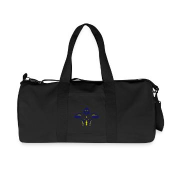gorilla_2 - Recycled Canvas Sports Bag by Stanley/Stella - black - Front