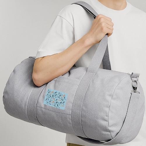 Scherenmaske Schwarzer Hintergrund - Recycelte Canvas-Sporttasche von Stanley/Stella