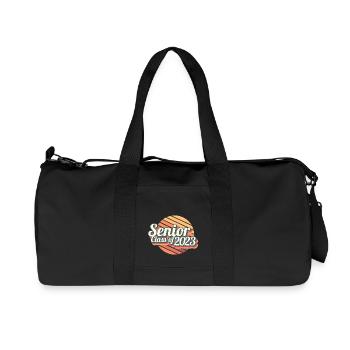 Senior Class Of 2023 Retro Graduation Party Gift - Recycled Canvas Sports Bag by Stanley/Stella - black - Front