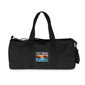 Retired 2023 Retirement Gift For Men & Women Funny - Recycled Canvas Sports Bag by Stanley/Stella - black - Front