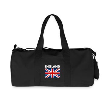 angleterre - Sac de sport en toile recyclée Stanley/Stella - noir - Devant