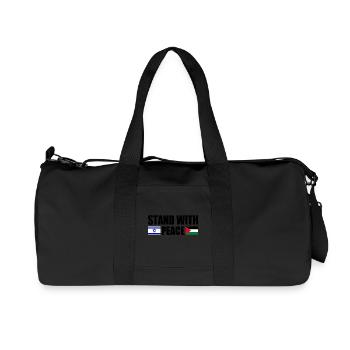 Stand with for Peace israel free palestine - Sac de sport en toile recyclée Stanley/Stella - noir - Devant