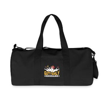 Gutterly Ridiculous 7 - Recycelte Canvas-Sporttasche von Stanley/Stella - Schwarz - Vorne