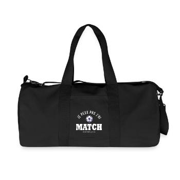 Je peux pas j ai Match football Bordeaux - Sac de sport en toile recyclée Stanley/Stella - noir - Devant