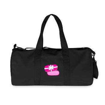 iMessage Girl Power Gift - Recycled Canvas Sports Bag by Stanley/Stella - black - Front