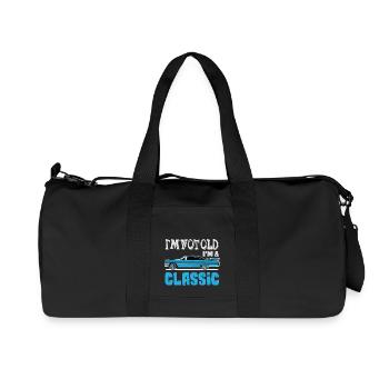 Im A Classic - Recycelte Canvas-Sporttasche von Stanley/Stella - Schwarz - Vorne