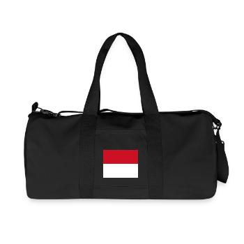 Monaco - Recycelte Canvas-Sporttasche von Stanley/Stella - Schwarz - Vorne