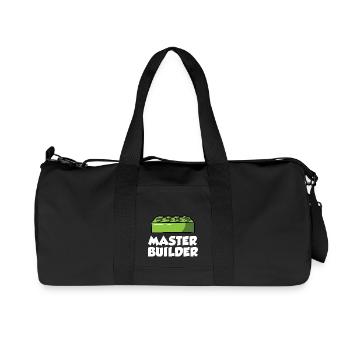 Brick Builder Brick Building Master Builder - Recycled Canvas Sports Bag by Stanley/Stella - black - Front