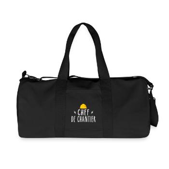 Site Manager - Recycled Canvas Sports Bag by Stanley/Stella - black - Front