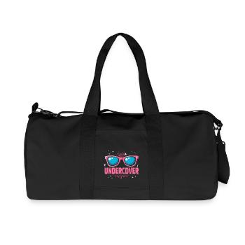 Undercover Speech - Funny Costume with Sun Bril - Recycled Canvas Sports Bag by Stanley/Stella - black - Front