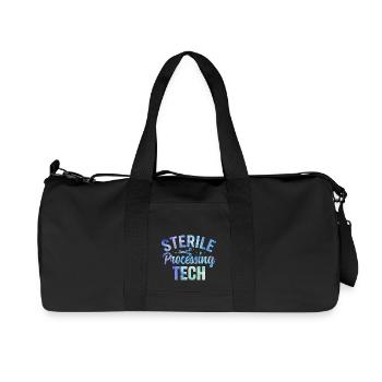 Sterile Processing Tech Medicine Design - Recycled Canvas Sports Bag by Stanley/Stella - black - Front