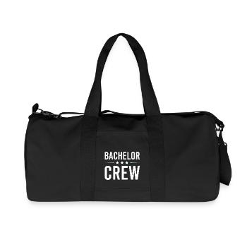 Équipage Bachelor - Sac de sport en toile recyclée Stanley/Stella - noir - Devant