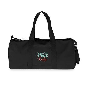 Mail Lady Mailman Postal Worker - Recycelte Canvas-Sporttasche von Stanley/Stella - Schwarz - Vorne