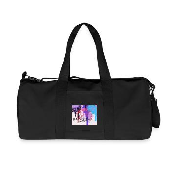 Devine Graffiti - Recycelte Canvas-Sporttasche von Stanley/Stella - Schwarz - Vorne