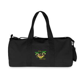 Laissez simplement votre vagabonder - lapins - Sac de sport en toile recyclée Stanley/Stella - noir - Devant