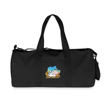 Kuh - Recycelte Canvas-Sporttasche von Stanley/Stella - Schwarz - Vorne