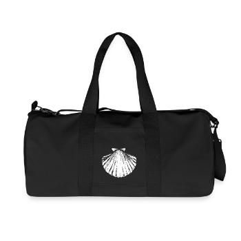 Chemin - Pétoncle - Pèlerinage - Santiago - Sac de sport en toile recyclée Stanley/Stella - noir - Devant