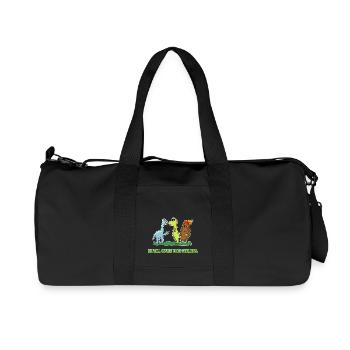 Dinosaure Sentiments Drôle Dino Couple Sarcasme Design - Sac de sport en toile recyclée Stanley/Stella - noir - Devant