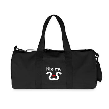 Kiss my S - Recycled Canvas Sports Bag by Stanley/Stella - black - Front
