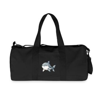 small shark - Recycled Canvas Sports Bag by Stanley/Stella - black - Front