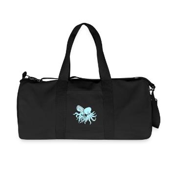 2 Méchant Poulpe Pieuvre Calmar Céphalopode Équipe - Sac de sport en toile recyclée Stanley/Stella - noir - Devant