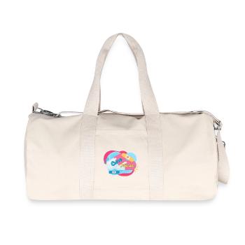 Cure Ableism Colorful Background Pills Patch - Recycled Canvas Sports Bag by Stanley/Stella - natural - Front