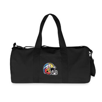 American Football Helmet - Recycled Canvas Sports Bag by Stanley/Stella - black - Front