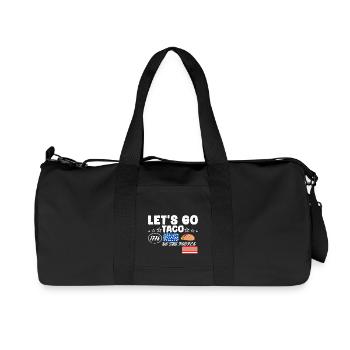 Let's go taco - Recycled Canvas Sports Bag by Stanley/Stella - black - Front