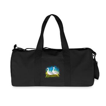 Geese - Recycled Canvas Sports Bag by Stanley/Stella - black - Front