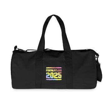 Formentera 2025 Multicolore - Sac de sport en toile recyclée Stanley/Stella - noir - Devant