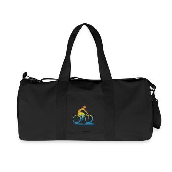 Cyclist - Recycled Canvas Sports Bag by Stanley/Stella - black - Front