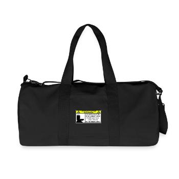 Raum - Recycelte Canvas-Sporttasche von Stanley/Stella - Schwarz - Vorne