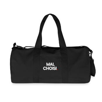 Mal choisi - Sac de sport en toile recyclée Stanley/Stella - noir - Devant