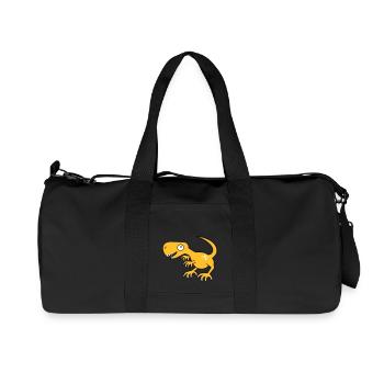 Dinosaur, dinosaur, Tyrannosaurus Rex - Recycled Canvas Sports Bag by Stanley/Stella - black - Front