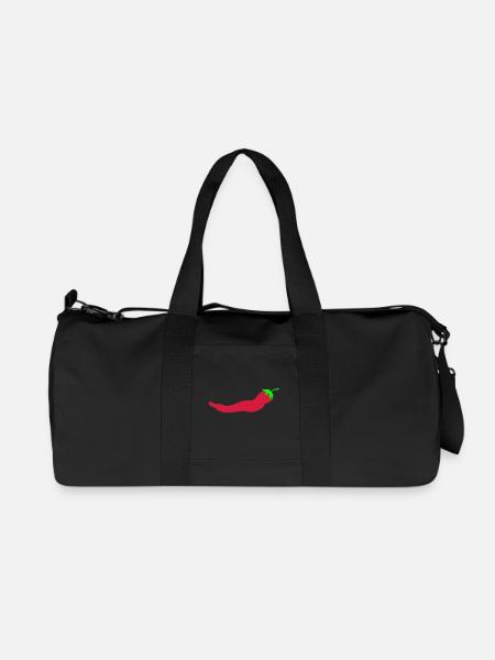 peperoni - Recycelte Canvas-Sporttasche von Stanley/Stella - Schwarz