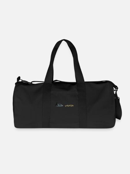 Dog Sled Dog Sports - Recycled Canvas Sports Bag by Stanley/Stella - black