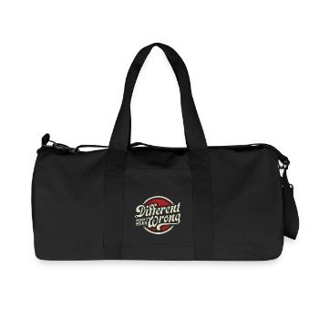 DIFFERENT DOES NOT MEAN WRONG - Recycled Canvas Sports Bag by Stanley/Stella - black - Front