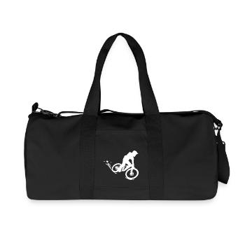 VTT Vélo Sport Sport Cadeau Vélo VTT - Sac de sport en toile recyclée Stanley/Stella - noir - Devant