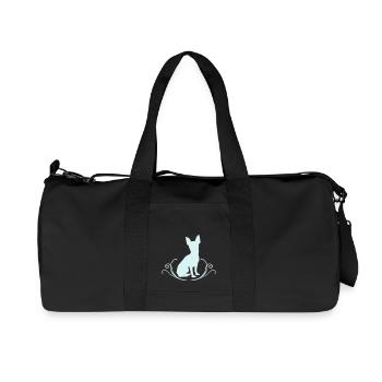Kurzhaar Chihuahua - Recycelte Canvas-Sporttasche von Stanley/Stella - Schwarz - Vorne