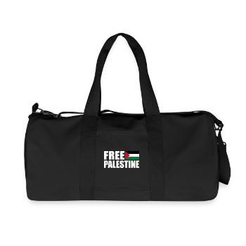 Free palestine - Recycelte Canvas-Sporttasche von Stanley/Stella - Schwarz - Vorne
