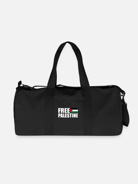 Free palestine - Recycelte Canvas-Sporttasche von Stanley/Stella - Schwarz