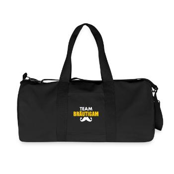 Team bräutigam - Recycelte Canvas-Sporttasche von Stanley/Stella - Schwarz - Vorne