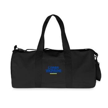 Slava ukraini - Sac de sport en toile recyclée Stanley/Stella - noir - Devant