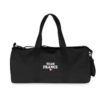Frankreich - Recycelte Canvas-Sporttasche von Stanley/Stella - Schwarz - Vorne
