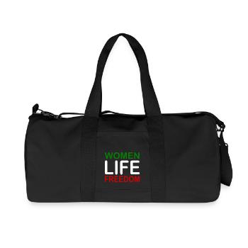 Women life freedom - Sac de sport en toile recyclée Stanley/Stella - noir - Devant