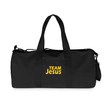 Team jesus - Recycled Canvas Sports Bag by Stanley/Stella - black - Front