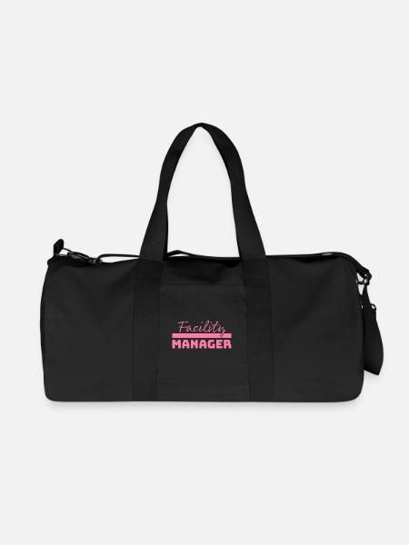 Tshirt Facility Manager rosa - Recycelte Canvas-Sporttasche von Stanley/Stella - Schwarz